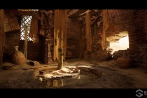 Unreal Engine – Deserted Industrial Ruins Abandoned Oasis UE10459