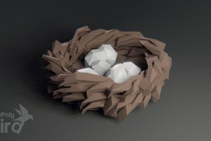 Unreal Engine – Low Poly Bird Nests UE10501