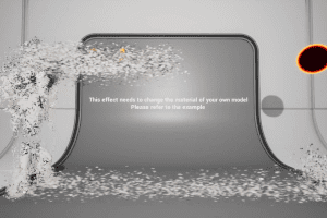 Unreal Engine – Niagara Dissolve Absorption Effect UE10539