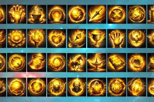 Unreal Engine – 240 Magic Spell Icons 2D 4 Color Variants for Fantasy RPGs UE10705