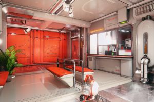 Unreal Engine – SciFi Hallway UE10240