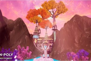 Unreal Engine – LOW POLY Fantasy Forest UE10308