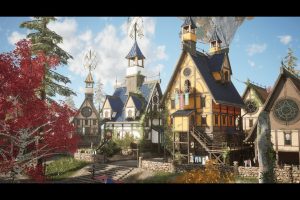 Unreal Engine – Flying Fantasy Town UE10343
