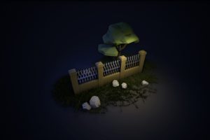Unreal Engine – Low Poly Fences UE10503