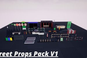 Unreal Engine – Mega Street Props Pack UE10511