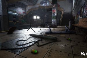 Unreal Engine – Subway Station Environment Subway Station Subway Abandoned Building Art 3D UE10263