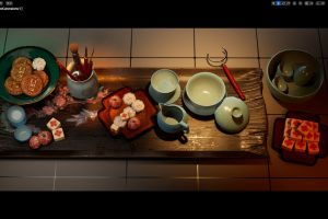 Unreal Engine – Chinese Teaset Pastry UE10619