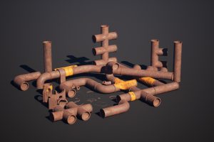 Unreal Engine – Modular Pipes pack UE10517