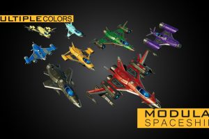 Unreal Engine – Spaceship Modular Star Sparrow UE10612