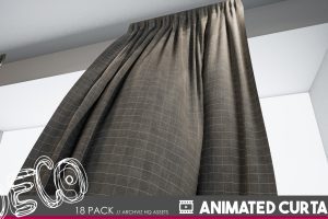 Unreal Engine – Animated Curtains vol 1 UE10553