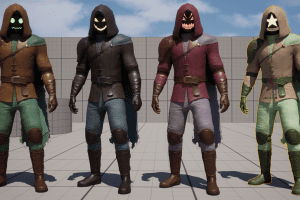 Unreal Engine – Rogue Character Model UE10929